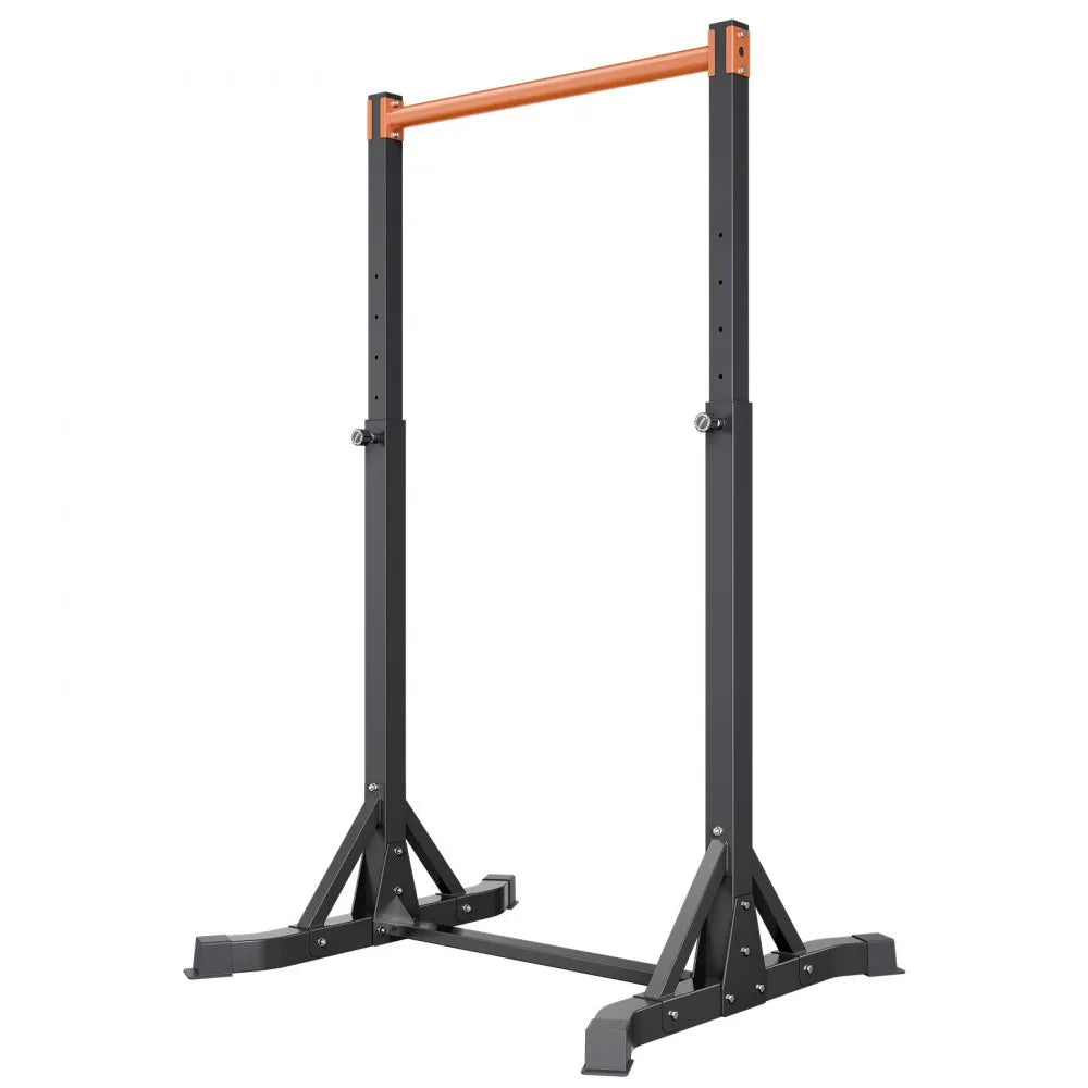 VEVOR Pull Up Bar, 330LBS Capacity Portable Pullup Bar Station, Pullup Bars Free Standing with H-Frame Structure & Heavy-Duty Steel Tube, 8 Level Height Adjustment Gravity Fitness for Arms Back Chest
