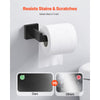VEVOR Matte Black Bathroom Hardware Set, 10-Piece Bathroom Accessories Set, 2 Stainless Steel 24-in Towel Bars, 2 Towel Racks, 4 Robe Towel Hooks, 2 Toilet Paper Holders for Bath Room, Wall Mounted