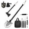 VEVOR Survival Shovel Survival Axe, 16-in-1 Camping Folding Shovels with Hatchet, Stainless Steel Tactical Shovel Hatchet Combo, Multifunctional Emergency Survival Gear Equipment for Camping Hiking