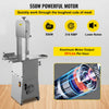 VEVOR Commercial Electric Meat Bandsaw, 1100W Bone Cutting Machine, Stainless Steel Blade Bone Sawing Machine, 24x18 inch Workbench Meat Cutting Bandsaw Cutting Thickness 0-8.3 inch for Fish Pork Beef