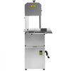VEVOR Commercial Electric Meat Bandsaw, 1100W Bone Cutting Machine, Stainless Steel Blade Bone Sawing Machine, 24x18 inch Workbench Meat Cutting Bandsaw Cutting Thickness 0-8.3 inch for Fish Pork Beef