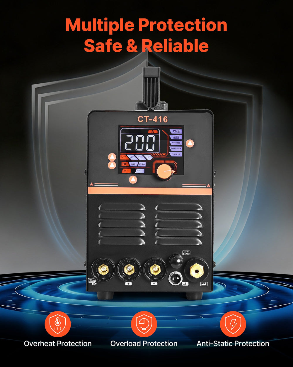 VEVOR 3-in-1 plasma cutter welder combo feature image 3