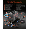 Full set of included accessories overview
