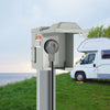 VEVOR 30 Amp RV Power Outlet Box, 125/250 Volt, Enclosed Lockable Outdoor RV Receptacle Box, NEMA TT-30R Weatherproof Electrical Panel, for RV Camper Trailer Motorhome Tested toStandards
