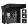 VEVOR 50 Amp RV Electrical Outlet Box with Breaker NEMA 14-50R Receptacle, 250V for RV EV Camper Trailer Electric Car, Prewired, Lockable Enclosed Outdoor Electrical Panel Box, NEMA 3R Weatherproof