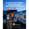 VEVOR 50 Amp RV Power Outlet Box with Timer NEMA 14-50R Receptacle 250V, for RV EV Camper Trailer Electric Car, Easy Installation, Lockable Enclosed Outdoor Electrical Panel, NEMA 3R Weatherproof