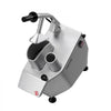 VEVOR Commercial Food Processor 550W Electric Vegetable Cutter with 3 Discs, for Chopping Vegetables Fruit, 2 Feeding Holes, 3 mm Shreds 4 mm Slices 8 mm Strips, Potato Slicer, with Cast Aluminum Body