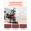 VEVOR Belt Grinder Sander with VFD, 72 x 2-Inch Variable Speed Belt Polisher, 1500W Knife Making Machine with 3 Grinding Modes & 3PCS Sanding Belts for Metalworking, Compatible with 72"-82" * 2" Belts