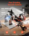VEVOR Belt Grinder Sander with VFD, 72 x 2-Inch Variable Speed Belt Polisher, 1500W Knife Making Machine with 3 Grinding Modes & 3PCS Sanding Belts for Metalworking, Compatible with 72"-82" * 2" Belts
