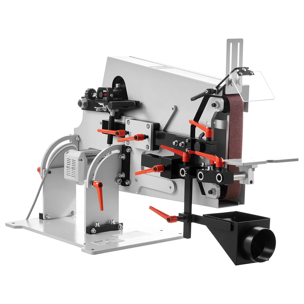 VEVOR Belt Grinder Sander with VFD, 72 x 2-Inch Variable Speed Belt Polisher, 1500W Knife Making Machine with 3 Grinding Modes & 3PCS Sanding Belts for Metalworking, Compatible with 72"-82" * 2" Belts