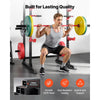 VEVOR Power Cage Power Rack, Multifunctional Barbell Squat Rack with Adjustable Height, Home Gym Strength Training Workout Equipment with J-Hooks & More Fitness Attachment for Bench Press Pull-Up Dips