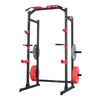 VEVOR Power Cage Power Rack, Multifunctional Barbell Squat Rack with Adjustable Height, Home Gym Strength Training Workout Equipment with J-Hooks & More Fitness Attachment for Bench Press Pull-Up Dips