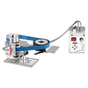VEVOR Belt Grinder Sander with VFD, 30 x 1-Inch Variable Speed Belt Polisher, 550W Polishing Grinding Machine with 2 Grinding Modes & 3PCS Sanding Belts for Metalworking, Knife Making
