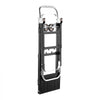 VEVOR 2 in 1 Folding Hand Truck, 500 lbs Load Capacity for 4-Wheel Mode, Convertible Hand Truck Dolly with Wheels & Adjustable Handle, Portable Trolley Dolly for Moving Home, Office, Warehouse