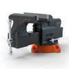 VEVOR Bench Vise, 6-inch Jaw Width 5.9-inch Jaw Opening, 360-Degree Swivel Locking Base Multipurpose Vise with Anvil, Heavy Duty Ductile Iron Workbench Vise with Bolts & Nuts, for Drilling, Pipe Cutti