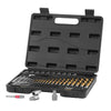 VEVOR Screw Extractor Set with Drill Bits, 41 Pieces, Easy Out Bolt Extractors and Drill Bits, with Adapters, Solid Storage Case, Cr-Mo Steel for Removing Rounded, Broken, or Stripped Bolts, Screws
