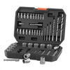 VEVOR Screw Extractor Set with Drill Bits, 49 Pieces, Easy Out Nut Bolt Extractors and Drill Bits, with Adapters, Solid Storage Case, Cr-Mo Steel for Removing Rounded, Broken, or Stripped Fasteners