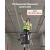 VEVOR Self Leveling Laser Level 131.2 ft Green 5-Point Laser Level Tool, for Picture Hanging, Tile & DIY Constructions, Manual & Self-Leveling Modes, IP54 Water-Resistant, 5H Runtime, Hard Case
