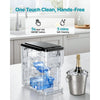 VEVOR Water Dispenser with Ice Maker, 3-in-1 Countertop Water Dispenser, 35 LBS/24H, 12 Cubes/7 Min Fast Ice Making with 4 LBS Storage, Bullet/Crushed Ices & Cold-Water, for Home, Kitchen, Party