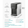 VEVOR Water Dispenser with Ice Maker, 3-in-1 Countertop Water Dispenser, 35 LBS/24H, 12 Cubes/7 Min Fast Ice Making with 4 LBS Storage, Bullet/Crushed Ices & Cold-Water, for Home, Kitchen, Party