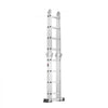 VEVOR Multi-Purpose Folding Ladder, 7-in-1 Tall Extension Step Ladder, A Frame 4 Step Telescoping Ladder, 15.5ft Reach Height Heavy Duty Adjustable Ladder, 330 lbs Capacity for Home Outdoor