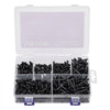 VEVOR  Drip Irrigation Fittings Kit for 1/4" Tubing, 300 Pcs Drip Irrigation System Parts, Tees, Straight Barb, 4 Way Coupling, Elbows, End Plug, Single Barbs, Barbed Connectors for Yard Garden Lawn