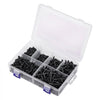 VEVOR  Drip Irrigation Fittings Kit for 1/4" Tubing, 300 Pcs Drip Irrigation System Parts, Tees, Straight Barb, 4 Way Coupling, Elbows, End Plug, Single Barbs, Barbed Connectors for Yard Garden Lawn