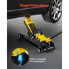 VEVOR Floor Jack, 2.5 Ton Low Profile Floor Jack, Heavy-duty Steel Racing Floor Jack With Single Piston Lift Pump, Floor Jack Lifting Range 3.35"-14.96"