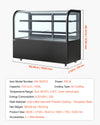 VEVOR Refrigerated Display Case back/side detail view
