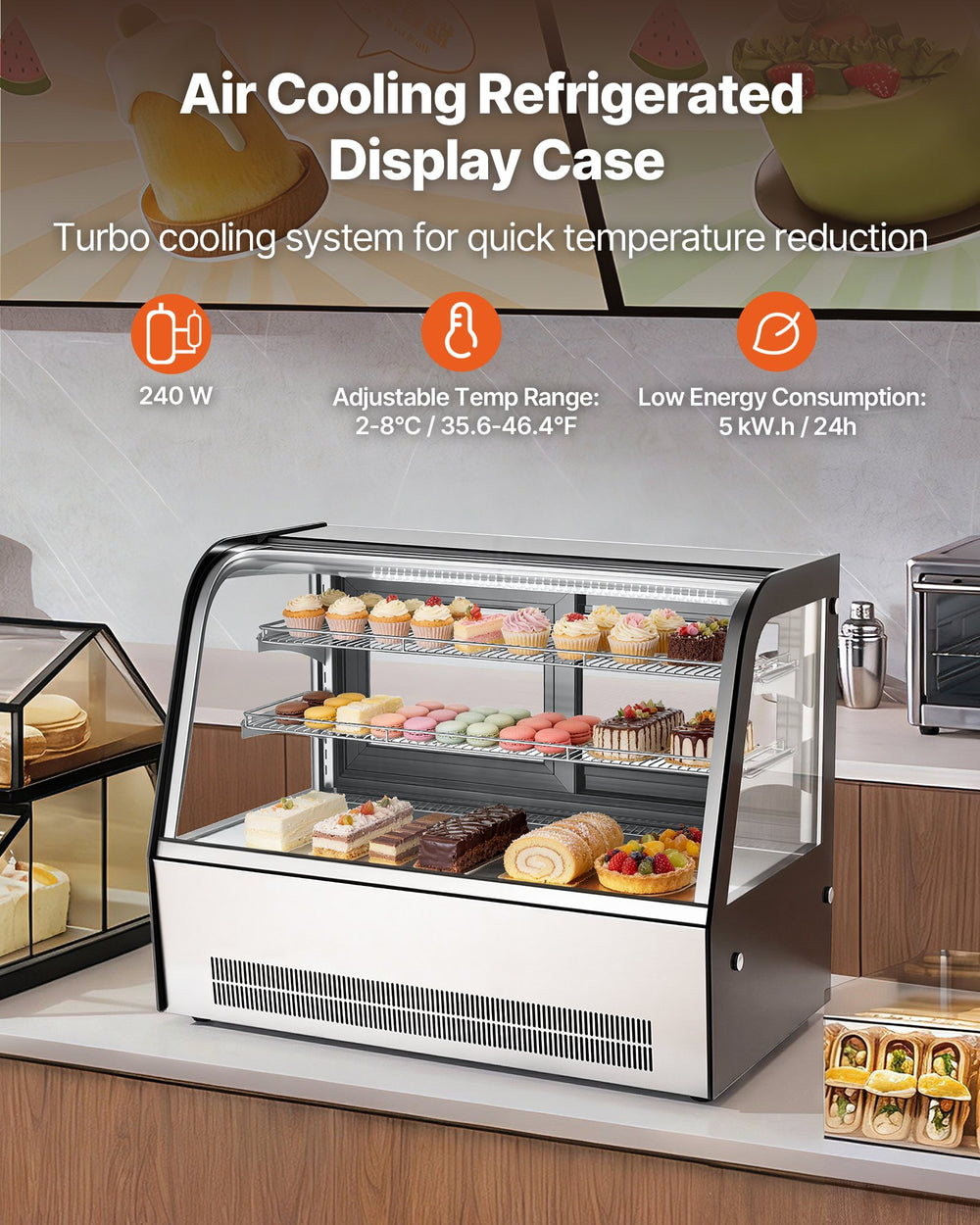 VEVOR Refrigerated Display Case - image 1
