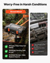 VEVOR Portable Winch, 3500 lbs 12V DC Electric Winch with Synthetic Rope, Wireless & Wired Remotes, Box-Style Recovery Kit with Fairlead, Clevis Hook, Strap for ATV UTV Off-Road Outdoor Pulling Tasks