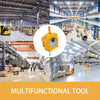VEVOR Spring Balancer 33-49lbs(15-22kg) Retractable Tool Holder 1.5m Length Tool Balancer with Hook and Wire Rope Adjustable Balancer Retractor Hanging Holding Equipment in Yellow