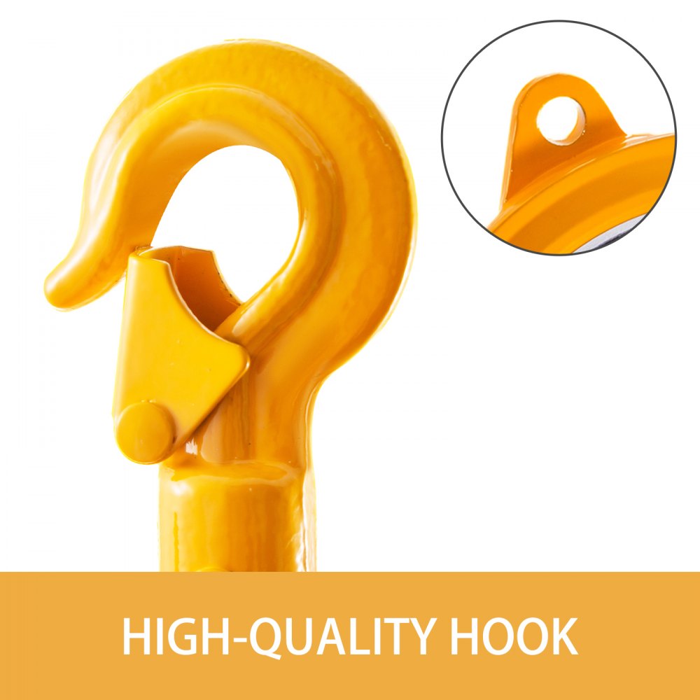 VEVOR Spring Balancer 20-33lbs(9-15kg) Retractable Tool Holder 1.5m Length Tool Balancer with Hook and Wire Rope Adjustable Balancer Retractor Hanging Holding Equipment in Yellow