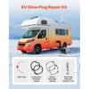 VEVOR 8V Glow Plug Repair Kit, Glow Plug Heater Repair Parking Heater Maintenance Kit with Atomization Mesh, Compatible with 5KW 8KW Diesel Air Heaters Models, Diesel Heaters Parts for Car Truck