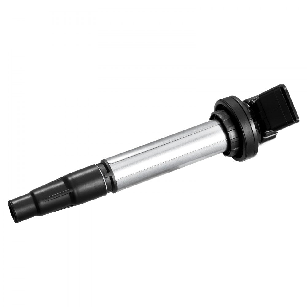 VEVOR Ignition Coil Pack and Spark Plugs, Set of 4, Compatible with Toyota Corolla Matrix Prius Prius V Scion IM xD Pontiac Vibe Lexus CT200h 1.8L L4, Replacement for UF596 UF-619 90919-02252 C1714