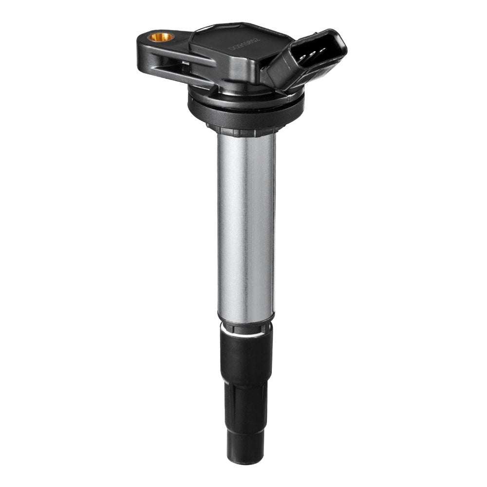 VEVOR Ignition Coil Pack and Spark Plugs, Set of 4, Compatible with Toyota Corolla Matrix Prius Prius V Scion IM xD Pontiac Vibe Lexus CT200h 1.8L L4, Replacement for UF596 UF-619 90919-02252 C1714