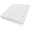 VEVOR Mattress Topper, King Size, 4 in Thickness, Memory Foam, Fiber Fill, Detachable & Washable, Ergonomically Designed for Pressure Relief, Comfortable Cooling & Breathable, Ideal for Hot Sleepers