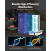 VEVOR HVAC Air Purifier Whole House, 18W 9inch, Light in Duct for Ac (Air Conditioning) Duct, Air Scrubber with 2 Bulb, PCO Technology HVAC lights with Power Cord for Ac Systems