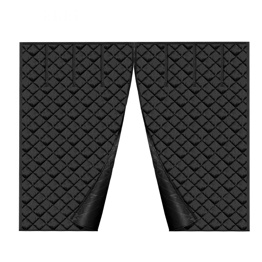 VEVOR Garage Door Screen for Winter, 9x7FT, Garage Door Insulation Kit, Magnetic Thermal Insulated Door Curtain with 300D Oxford Fabric Heavy Duty Weighted Bottom, Easy Assembly for Garage Door