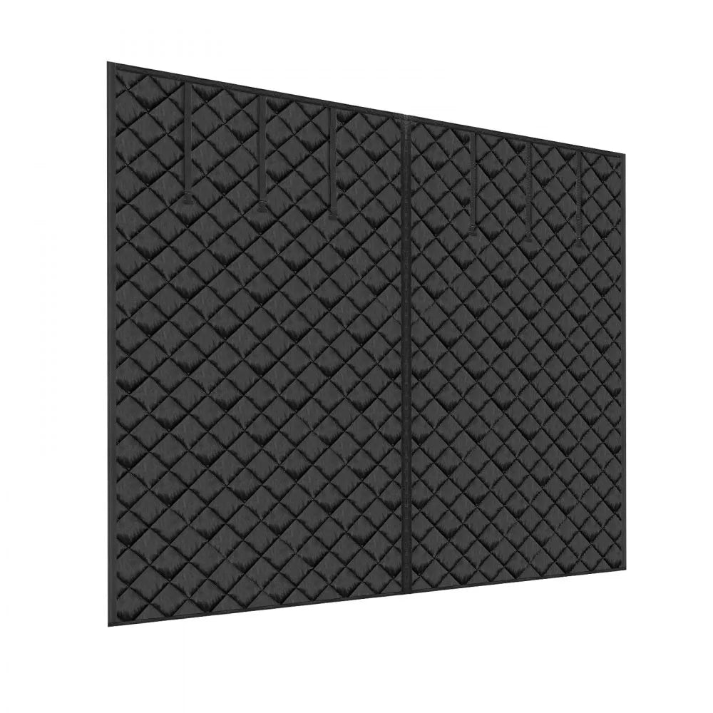 VEVOR Garage Door Screen for Winter, 10x8FT, Garage Door Insulation Kit, Magnetic Thermal Insulated Door Curtain with 300D Oxford Fabric Heavy Duty Weighted Bottom, Easy Assembly for Garage Door