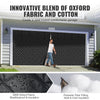 VEVOR Garage Door Screen for Winter, 16x7FT, Garage Door Insulation Kit, Magnetic Thermal Insulated Door Curtain with 300D Oxford Fabric Heavy Duty Weighted Bottom, Easy Assembly for Garage Door