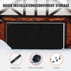 VEVOR Garage Door Screen for Winter, 16x7FT, Garage Door Insulation Kit, Magnetic Thermal Insulated Door Curtain with 300D Oxford Fabric Heavy Duty Weighted Bottom, Easy Assembly for Garage Door