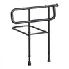 VEVOR Bed Rails for Elderly Adults Folding Bed Side Rail with Floor Support, Length & Height Adjustable, High-Strength Steel Bedside Assist Cane, Fits King Queen Full Twin Bed, 300LBS Strong Capacity