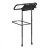 VEVOR Bed Rails for Elderly Adults Folding Bed Side Rail with Floor Support, Length & Height Adjustable, 300LBS Strong Capacity, Bedside Assist Cane with Storage Pocket, Fits King Queen Full Twin Bed