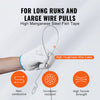 VEVOR Fish Tape, 120-foot, 1/8-inch, Steel Wire Puller with Optimized Housing and Handle, Easy-to-Use Cable Puller Tool, Flexible Wire Fishing Tools for Walls and Electrical Conduit, Non-Conductive