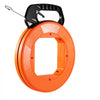 VEVOR Fish Tape, 120-foot, 1/8-inch, Steel Wire Puller with Optimized Housing and Handle, Easy-to-Use Cable Puller Tool, Flexible Wire Fishing Tools for Walls and Electrical Conduit, Non-Conductive