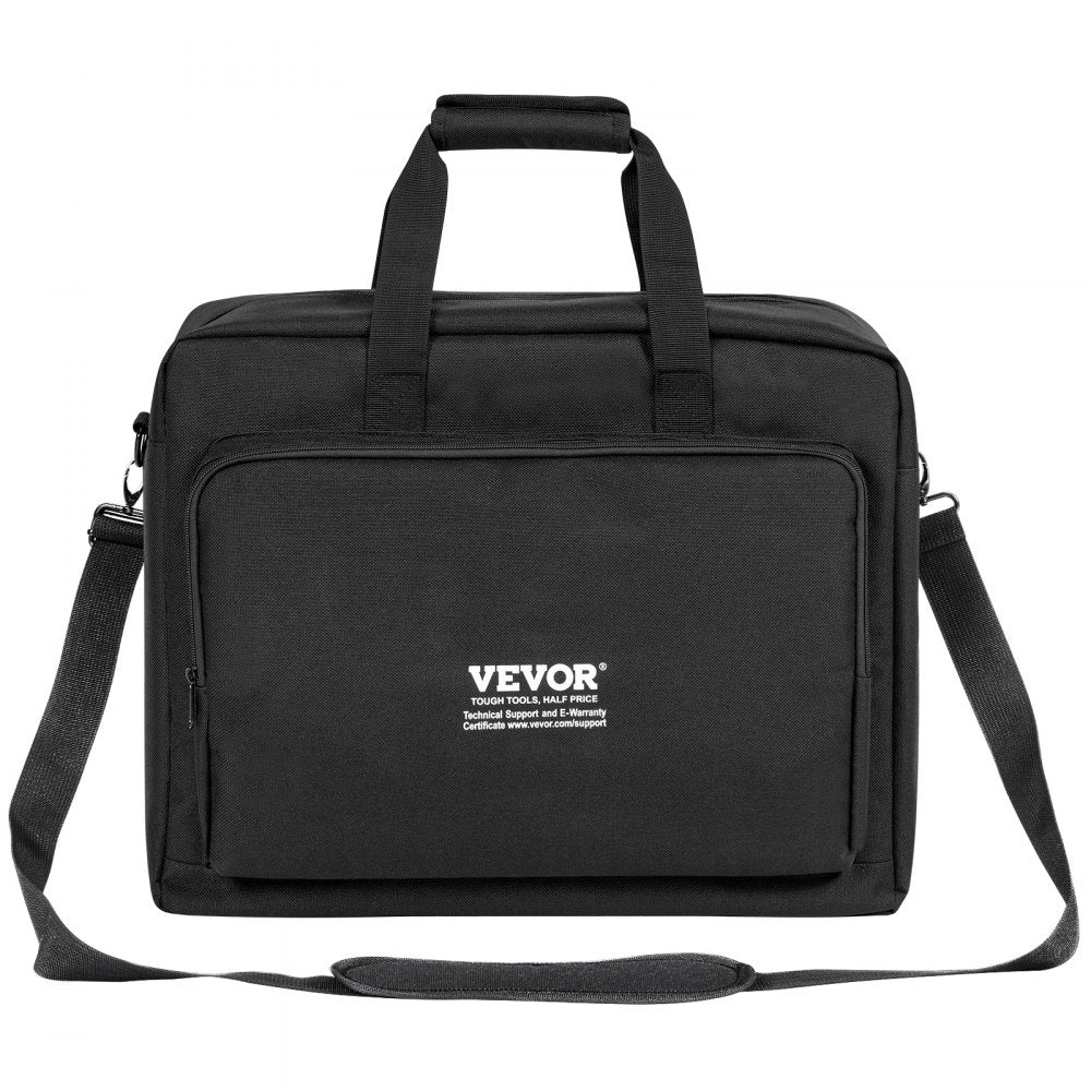 VEVOR Padded DJ Mixer Gig Bag, 1200D Oxford Fabric, DJ Gear Carry Bag with a Storage Pocket 4.92 ft Removable Shoulder Strap 0.39 in Padding, 19.29 x 8.66 x 15.34 in Storage Case for DJ Controller