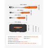 VEVOR Click Torque Wrench Set, 3 Pieces, 1/4, 3/8, 1/2 Inch Drive, 10-170 lbf-ft, 5-45 lbf-ft, 20-240 lbf-in, Dual-direction and Dual Range Scales, 72-Tooth, ±3% High Precision, for Bicycle Repair