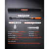 VEVOR Torque Wrench 1/2-inch Drive Click Torque Wrench ±3% High Precision, 29.4-294.1 lbf-ft / 40-400 N.m, Dual Scale Readings, with Extension Bar, Adapter and Storage Case, for Automotive Repair