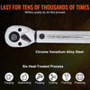 VEVOR Torque Wrench, 1/4-inch Drive Click Torque Wrench 20-200in.lb/3-23n.m, Dual-Direction Adjustable Torque Wrench Set, Mechanical Dual Range Scales Torque Wrench Kit with Adapters Extension Rod